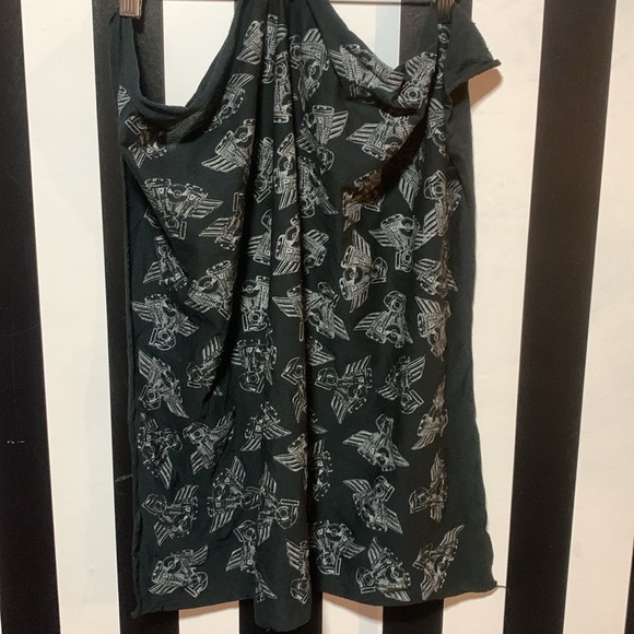 Biker Bandana Motorcycle Motor Print Handkerchief Head Wrap Scarf Vintage Y2K - Picture 12 of 12